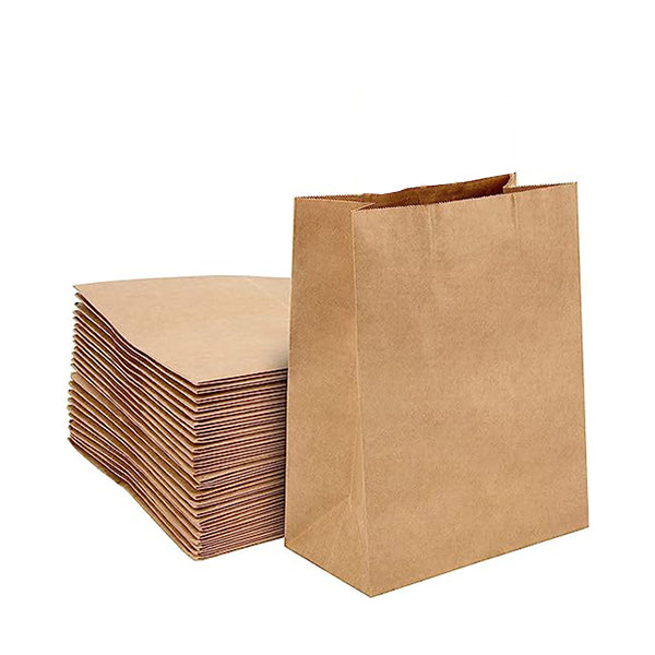 Square Bottom Paper Bags (No Handle) - Pack of 500