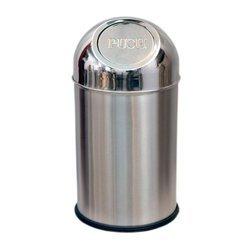 Stainless steel push bin